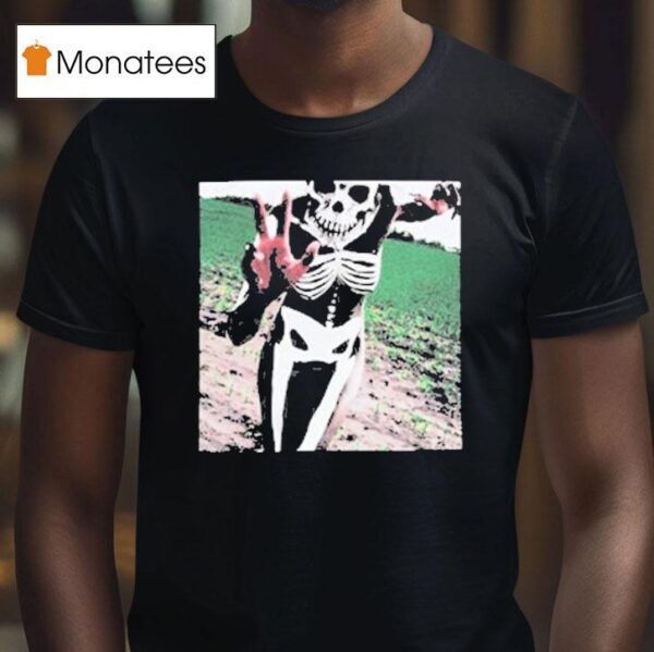 Pleasures Skeleton T Shirt