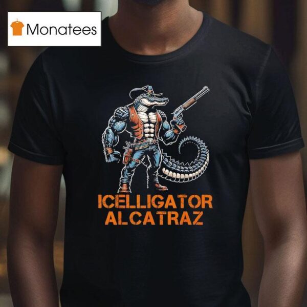 Prison Icelligator Alcatraz T Shirt