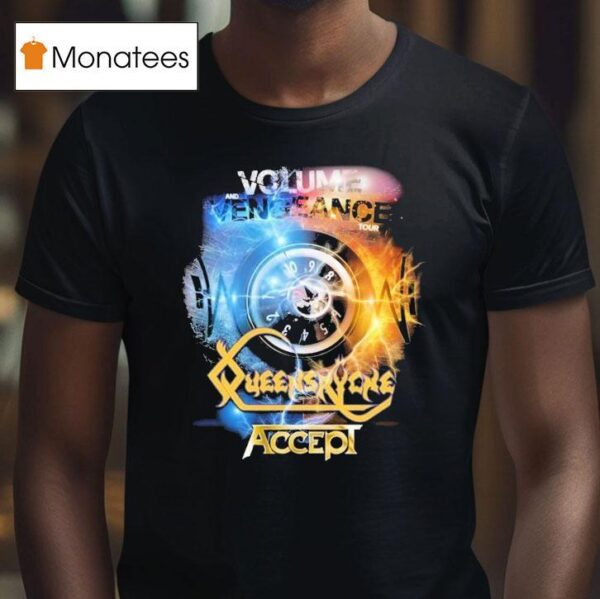 Queensrche X Accept Volume And Vengeance Tour T Shirt