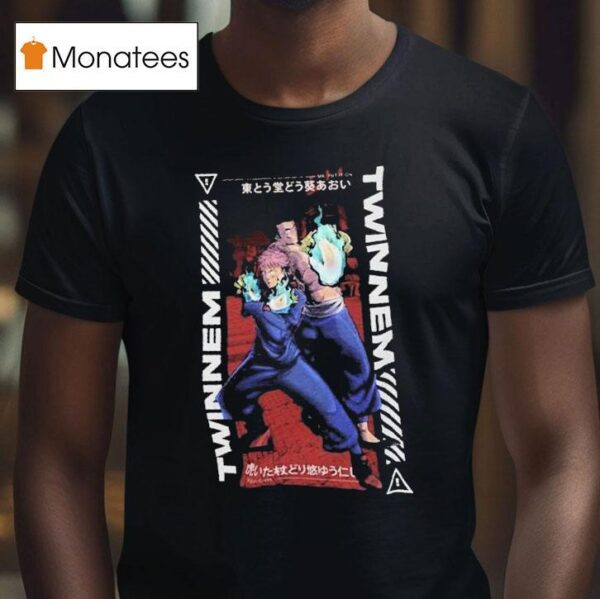 Rabsopetty Jujutsu Kaisen Ryomen Sukuna And Fushiguro Megumi Big Raga The Opp Stoppa T Shirt