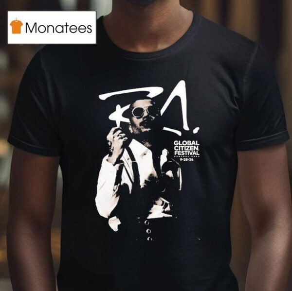 Rauw Alejandro Global Citizen Festival Central Park T Shirt
