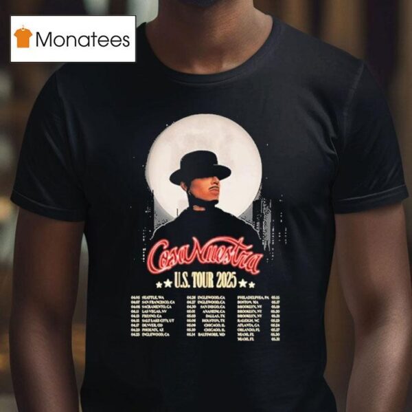 Rauw Alejandro Us Cosa Nuestra World Tour T Shirt