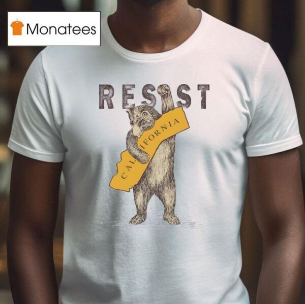 Resist Bear California T Shirt