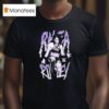 Rhea Ripley Kicking Wwe Portrai T Shirt