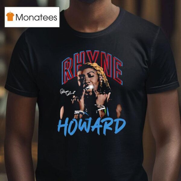 Rhyne Howard Atlanta Dream Basketball Signature Graphic T Shirt