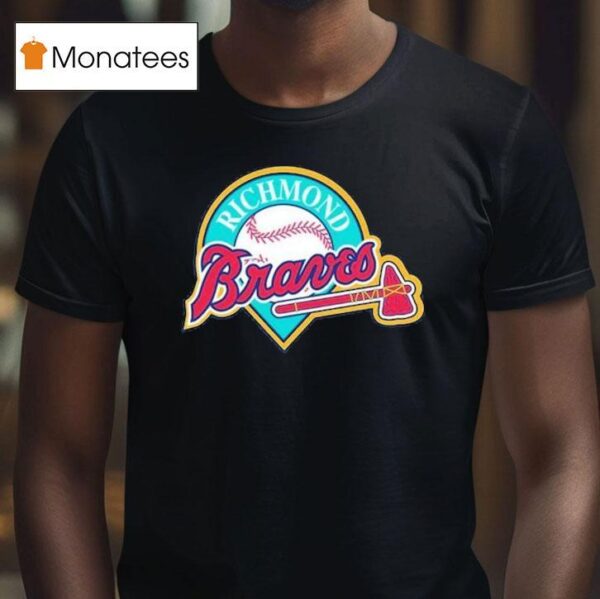Richmond Flying Squirrels Richmond Braves Logo T Shirt