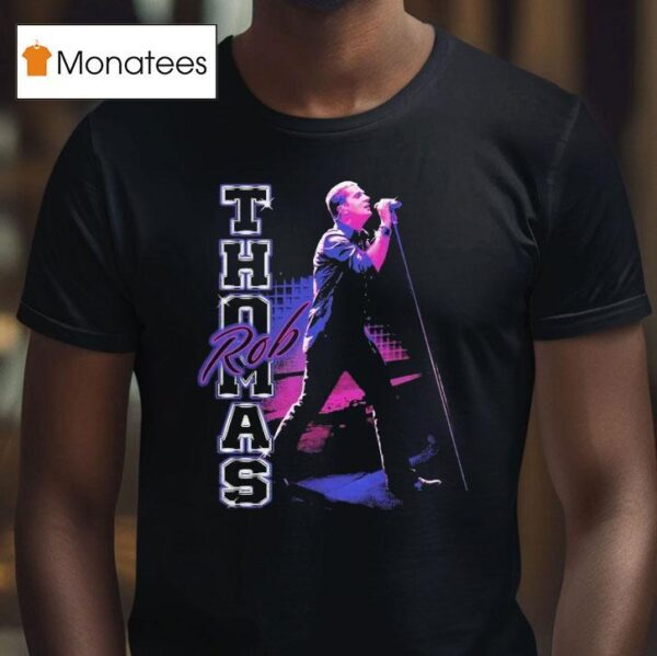 Rob Thomas Stage Glow Photo T Shirt