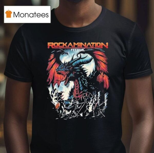 Rockamination Festival In Stadion Wilis Madiun On July Dragon T Shirt