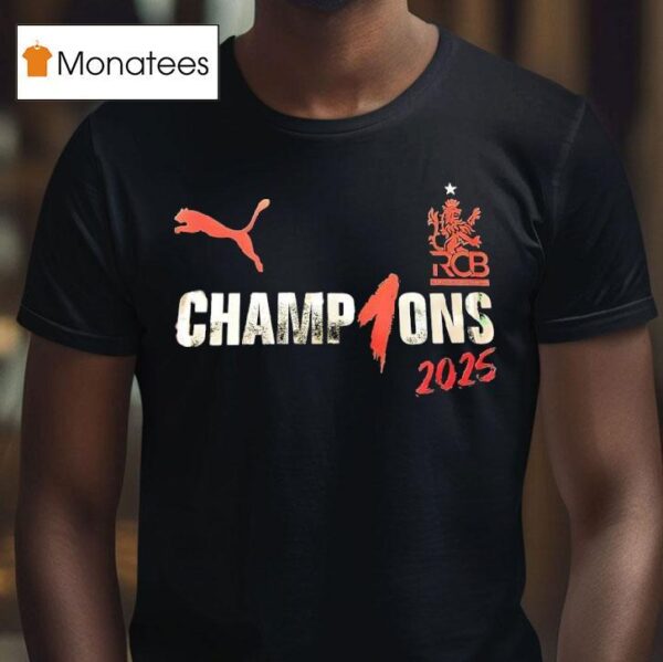 Royal Challengers Bengaluru Rcb Champions T Shirt