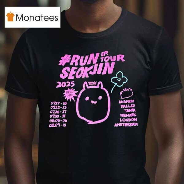 Run Seokjin Ep Tour World Wide Handsome T Shirt