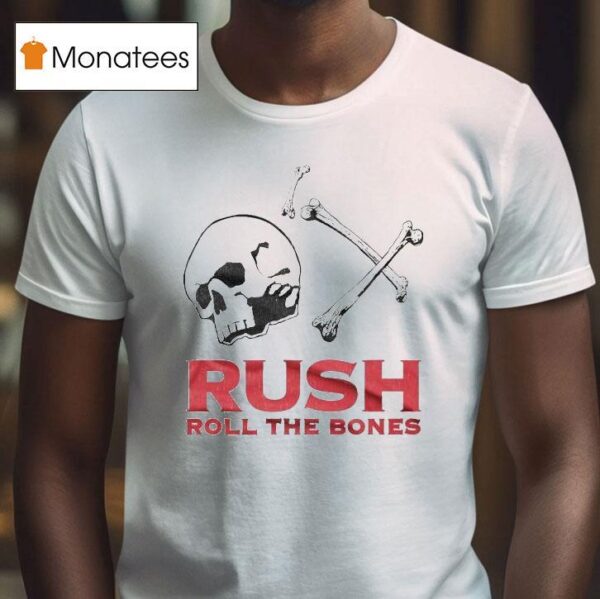 Rush Roll The Bones Skull Tour T Shirt