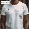 San Diego Padres Quad Legacy Earn Your Stripes Helme T Shirt