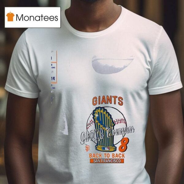San Francisco Giants Mlb Champions Hardwood Classics Champions Vintage T Shirt