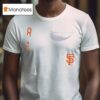 San Francisco Giants Quad Legacy Earn Your Stripes Helme T Shirt