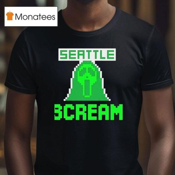 Seattle Scream Pixel T Shirt