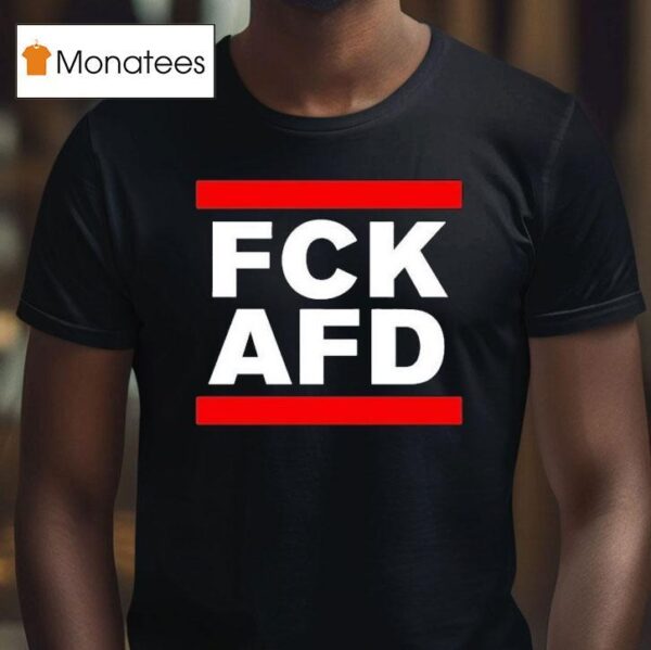 Sebastian Thul Wearing Fck Afd T Shirt