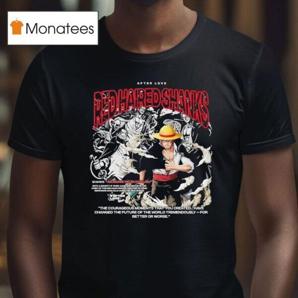 Shanks Akagami No Shankusu Red Haired Shanks T Shirt
