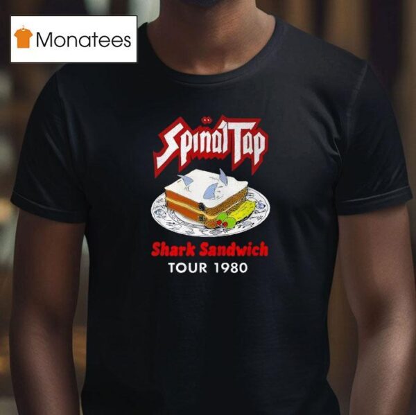 Shark Sandwich Distressed Spinal Tap Tour T Shirt