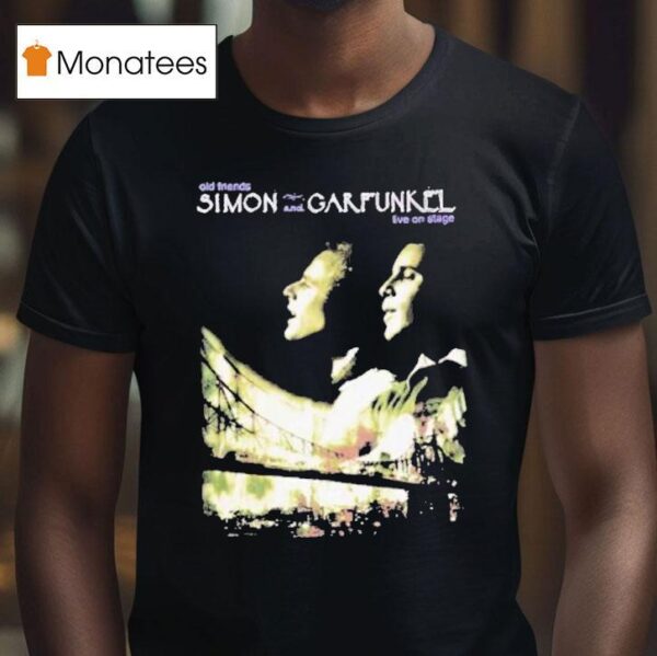 Simon Garfunkel Old Friends Tour Live On Stage T Shirt