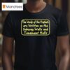 Simon Garfunkel Sound Of Silence The Words Of The Prophets Are Written On The Subway Walls And Tenement Halls T Shirt