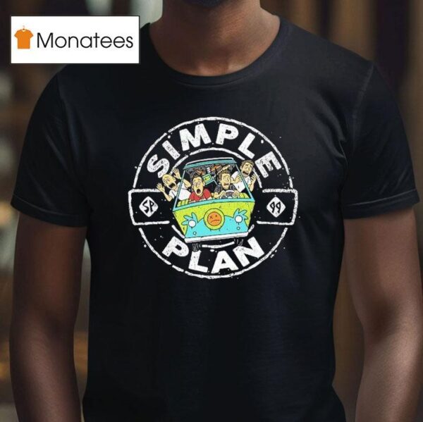 Simple Plan Mystery Machine Tour T Shirt