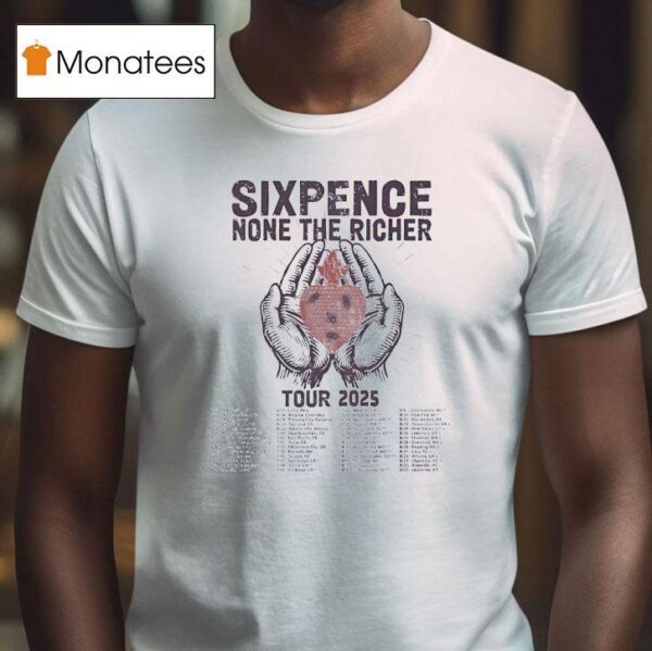 Sixpence None The Richer Toursixpence None The Richer Tour T Shirt