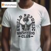 Skeleton Shield Republic Shooting Club T Shirt