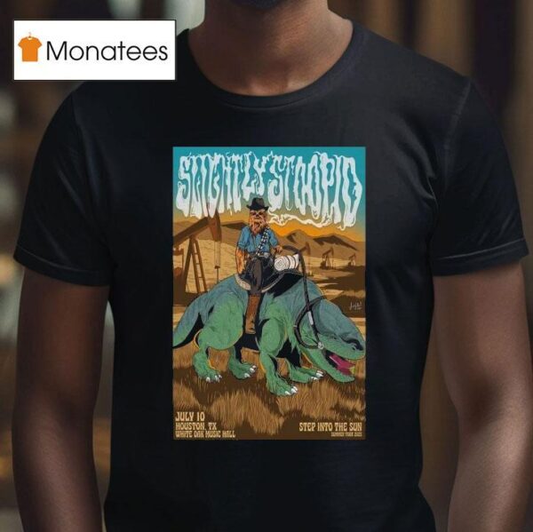 Slightly Stoopid Houston Tx Summer Tour July Star Wars Chewbacca Cigarettes T Shirt