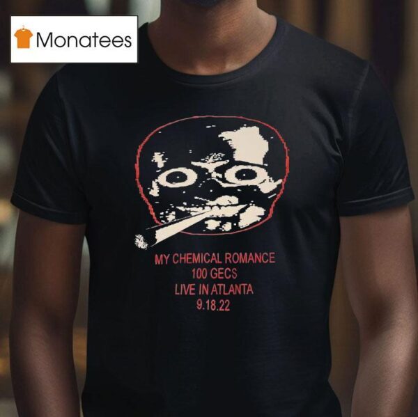 Smoking My Chemical Romance Gecs Live In Atlanta T Shirt