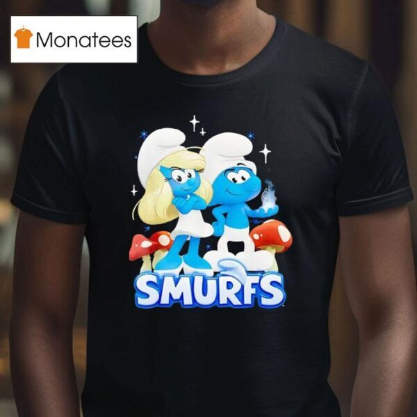 Smurfs Movie Cartoon Characters T Shirt
