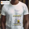 Snoopy And Charlie Brown I Live On The Corner Of Funny Street And Silly Road T Shirt