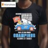 Snoopy And Woodstock Driving Car Oklahoma City Thunder Nba Finals Champions All Name Of Legends T Shirt