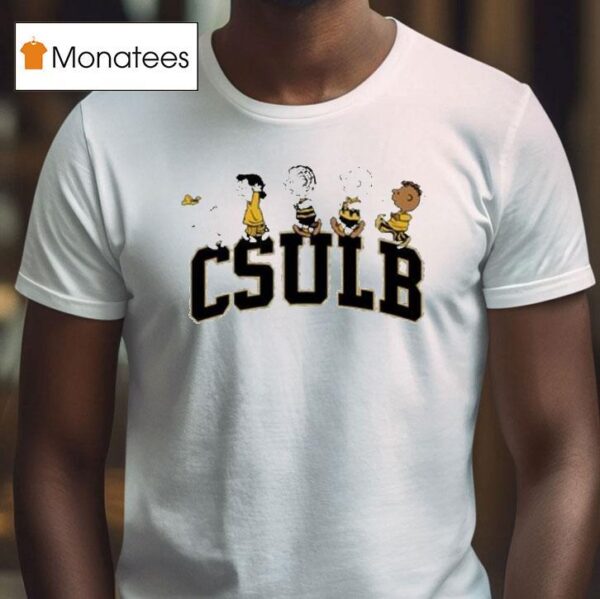 Snoopy The Peanuts Friends Csulb Long Beach State T Shirt