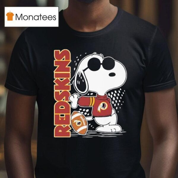 Snoopy X Washington Commanders Redskins The Peanuts Fan T Shirt