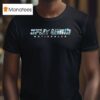 Split Chain Motionblur Chrome Logo T Shirt