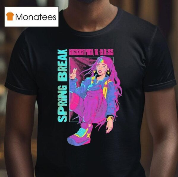 Sputnik Spring Break Festival Superheldin T Shirt