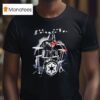Star Wars Darth Vader Playing Drums T Shirt