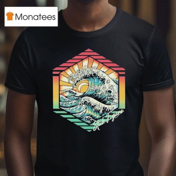 Stick Figure Riptide Waves T Shirt
