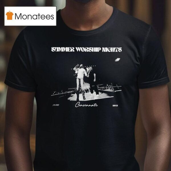 Summer Worship Night Cincinnati Photo T Shirt