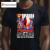 Superman Th Anniversary Signatures Thank You For The Memories T Shirt