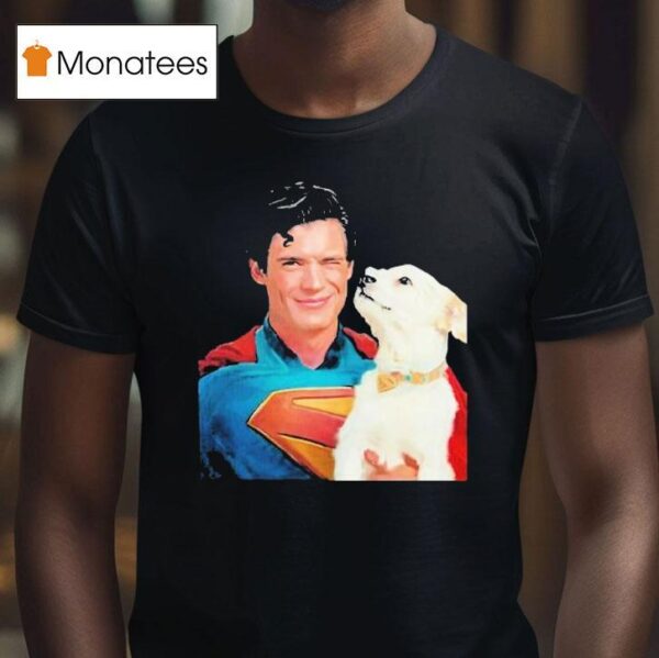 Superman Clark Kent And Krypto The Superdog T Shirt