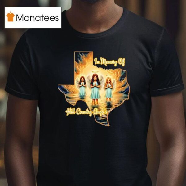 Texas Flooding Print Casual T Shirt