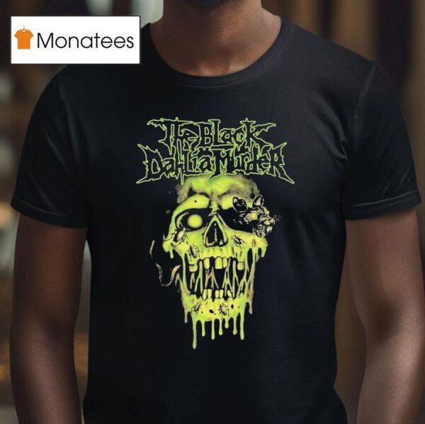 The Black Dahlia Murder Slime Skull Tour T Shirt