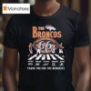 The Denver Broncos Th Anniversary Thank You For The Memories Road Abbey Signatures T Shirt