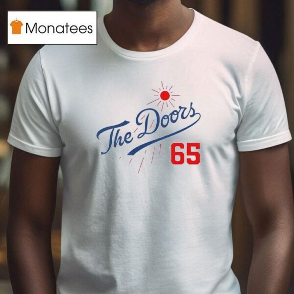 The Doors Summer Baseball Los Angeles Dodgers T Shirt
