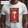 The Killers Rebel Diamonds Tour European Guitar T Shirt