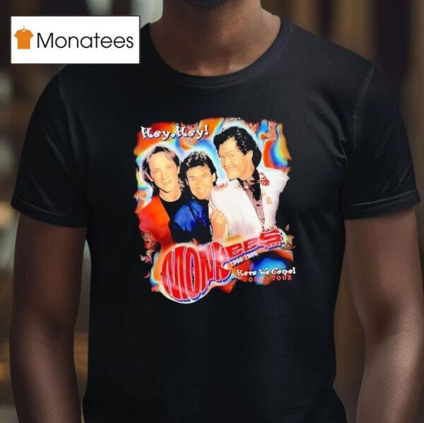 The Monkees Hey Hey Here We Come World Tour Vintage T Shirt