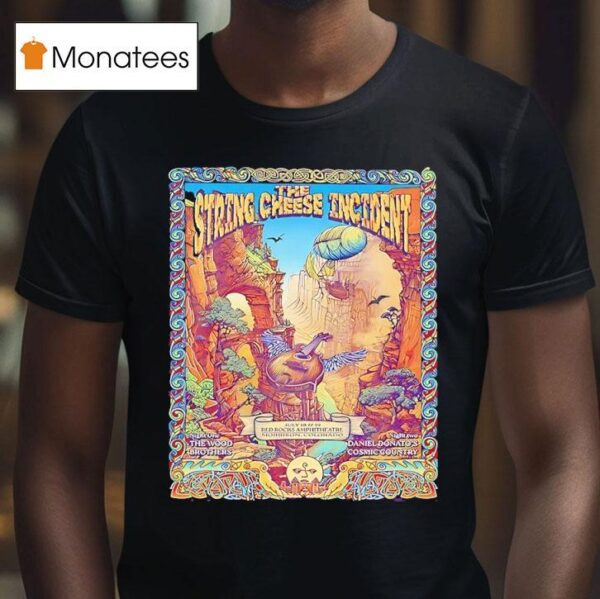 The String Cheese Incident Concert At Red Rocks Amphitheatre Morrison Colorado T Shirt