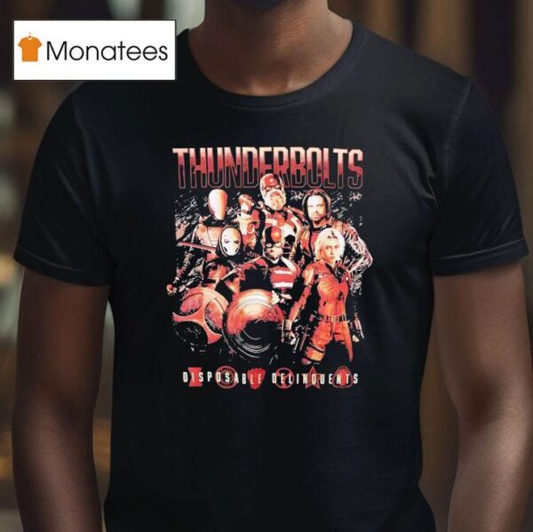 Thunderbolts Disposable Delinquents Graphic T Shirt