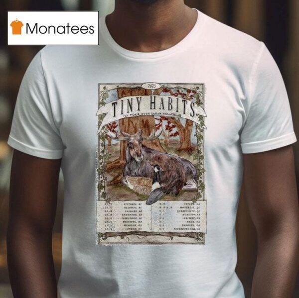 Tiny Habits Summer Tour Dates Deer T Shirt